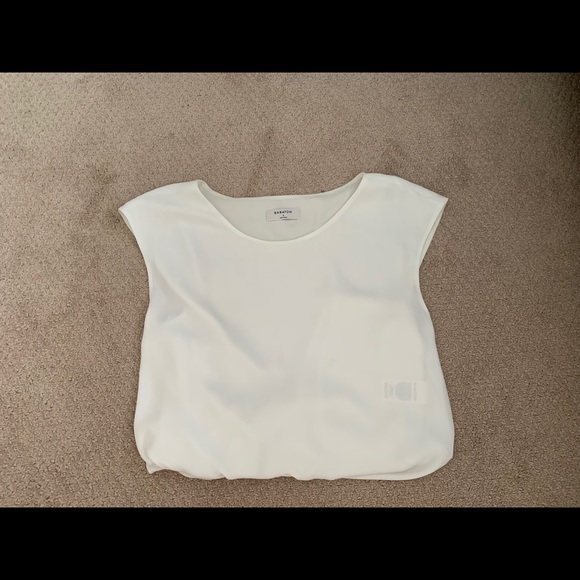 White Aritzia Tie Top by Babaton - Picture 5 of 5
